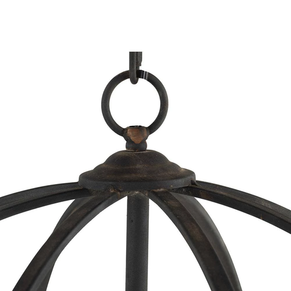 Malin 4-Light Antique Black Chandelier by A & B Home 3 Malin 4-Light Antique Black Chandelier by A & B Home - Image 3