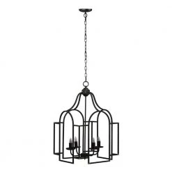 Malin 4-Light Antique Black Chandelier by A & B Home -Simple Designs Online Shop antique black a b home chandeliers 43467 ds 1f 1000