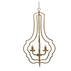 Valerio 4-Light Antique Gold Chandelier by A & B Home -Simple Designs Online Shop antique gold a b home chandeliers 43462 ds 4f 1000