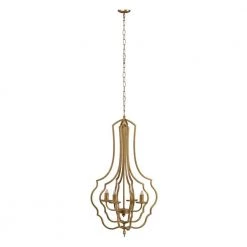 Valerio 4-Light Antique Gold Chandelier by A & B Home