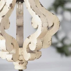 Harper 1-Light Antique White Chandelier by A & B Home -Simple Designs Online Shop antique white a b home chandeliers 35539 ds fa 1000