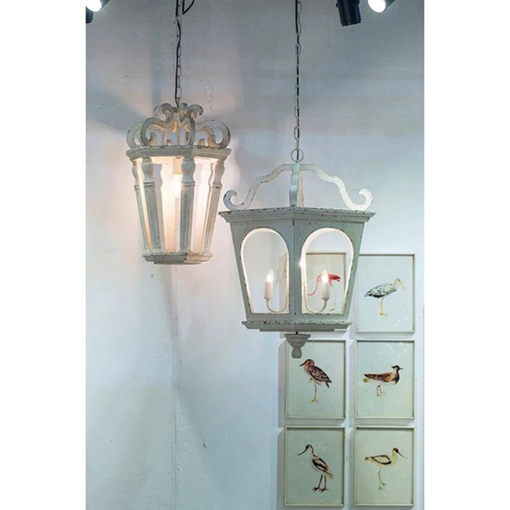 Ballamy 4-Light Antique White Chandelier by A & B Home 7 Ballamy 4-Light Antique White Chandelier by A & B Home - Image 7