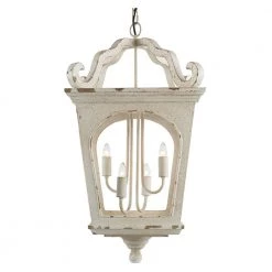 Ballamy 4-Light Antique White Chandelier by A & B Home 9 Ballamy 4-Light Antique White Chandelier by A & B Home -Simple Designs Online Shop antique white a b home chandeliers 43471 ds 4f 1000