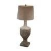 31 in. Final Antique White Lamp by A & B Home