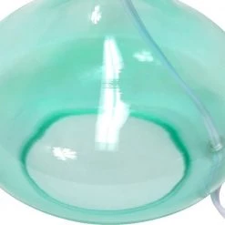 13.5 in. Glass Raindrop Table Lamp with Fabric Shade by Simple Designs -Simple Designs Online Shop aqua and white simple designs table lamps lt2063 aow 44 1000