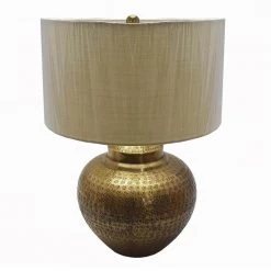 22 .01 in.Beige Lamp by A & B Home