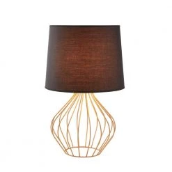 19 .75 in. Black and Copper Geometrically Wired Table Lamp by Simple Designs -Simple Designs Online Shop black and copper simple designs table lamps lt2086 boc 40 1000