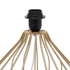 19 .75 in. Black and Copper Geometrically Wired Table Lamp by Simple Designs -Simple Designs Online Shop black and copper simple designs table lamps lt2086 boc 44 1000