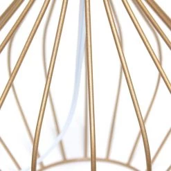 19 .75 in. Black and Copper Geometrically Wired Table Lamp by Simple Designs -Simple Designs Online Shop black and copper simple designs table lamps lt2086 boc 76 1000