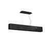 Crossroads 46 in. Integrated LED Black Steel Linear Suspension Pendant by LBL Lighting