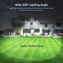 27-Watt 2700 Lumens 180-Degree Black Motion Sensor Outdoor Integrated LED 5000K Waterproof Dusk to Dawn Flood Light by SANSI -Simple Designs Online Shop black sansi flood lights 01 04 001 012702 1f 1000