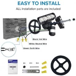 36W 180-Degree Black Motion Sensor Dusk to Dawn Outdoor LED Waterproof Flood Security Light, 3600 Lumens 5000K Daylight by SANSI -Simple Designs Online Shop black sansi flood lights 01 04 001 013601 fa 1000