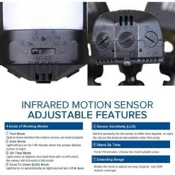 36-Watt 3600 Lumens 180-Degree Black Motion Sensor Outdoor Integrated LED 5000K Waterproof Dusk to Dawn Flood Light by SANSI -Simple Designs Online Shop black sansi flood lights 01 04 001 013603 4f 1000