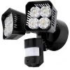 36-Watt 3600 Lumens 180-Degree Black Motion Sensor Outdoor Integrated LED 5000K Waterproof Dusk to Dawn Flood Light by SANSI