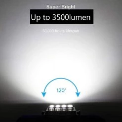 50-Watt 5,000 Lumens Black Outdoor Integrated LED IP66 Waterproof 5700K Daylight Panel Flood Light by SANSI 8 50-Watt 5,000 Lumens Black Outdoor Integrated LED IP66 Waterproof 5700K Daylight Panel Flood Light by SANSI -Simple Designs Online Shop black sansi flood lights 01 06 001 015060 4f 1000