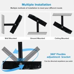 70-Watt 7,000 Lumens Black Outdoor Integrated LED IP66 Waterproof 5700K Daylight Panel Flood Light with Plug by SANSI 12 70-Watt 7,000 Lumens Black Outdoor Integrated LED IP66 Waterproof 5700K Daylight Panel Flood Light with Plug by SANSI -Simple Designs Online Shop black sansi flood lights 01 06 001 017012 fa 1000