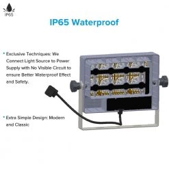 50-Watt Black RGB Color Changing Outdoor Integrated LED Flood Light with Remote Control by SANSI -Simple Designs Online Shop black sansi flood lights 01 06 001 025061 fa 1000