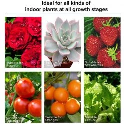 60-Watt Medium E26 Base Full Spectrum LED Grow Light (1-Bulb) by SANSI -Simple Designs Online Shop black sansi grow light bulbs 01 03 001 026001 76 1000