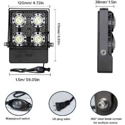 30-Watt Plug-in Black Outdoor Integrated LED IP66 Waterproof Landscape Flood Light by SANSI -Simple Designs Online Shop black sansi landscape flood lights 01 06 001 013057 fa 1000