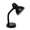 14.25 in. Black Basic Metal Desk Lamp with Flexible Hose Neck by Simple Designs