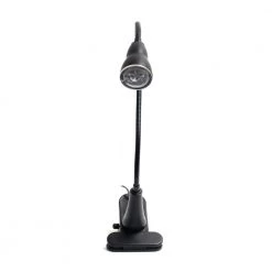 22.5 in. Black Integrated LED Gooseneck Clip Light Desk Lamp by Simple Designs -Simple Designs Online Shop black simple designs desk lamps ld2015 blk 4f 1000