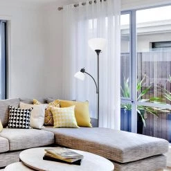 71 in. Black Floor Lamp with Reading Light by Simple Designs 7 71 in. Black Floor Lamp with Reading Light by Simple Designs -Simple Designs Online Shop black simple designs floor lamps lf2000 blk 31 1000