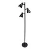 63.75 in. Metal 3-Light Tree Black Floor Lamp by Simple Designs