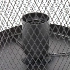 12.75 in. Black Mesh Cylindrical Steel Table Lamp by Simple Designs -Simple Designs Online Shop black simple designs table lamps lt1075 blk 44 1000