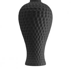 19.5 in. Black Textured Stucco Curvy Ceramic Table Lamp by Simple Designs -Simple Designs Online Shop black simple designs table lamps lt2004 blk a0 1000