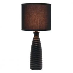 20.25 in. Black Alsace Bottle Table Lamp by Simple Designs 10 20.25 in. Black Alsace Bottle Table Lamp by Simple Designs -Simple Designs Online Shop black simple designs table lamps lt2076 blk c3 1000