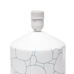 18.5 in. Blue Stone Fresh Prints Table Lamp by Simple Designs -Simple Designs Online Shop blue pattern simple designs table lamps lt2077 sto 44 1000