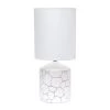 18.5 in. Blue Stone Fresh Prints Table Lamp by Simple Designs