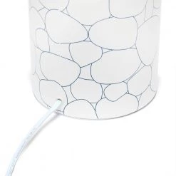18.5 in. Blue Stone Fresh Prints Table Lamp by Simple Designs -Simple Designs Online Shop blue pattern simple designs table lamps lt2077 sto 66 1000