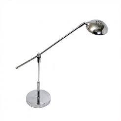 Balance Arm 21.25 in. Chrome LED Desk Lamp with Swivel Head by Simple Designs