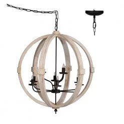 Classic Vintage 4-Light Gold Chandelier by A & B Home