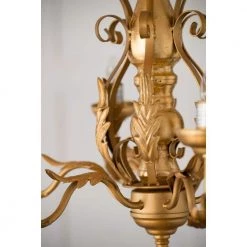Classic Vintage 6-Light Gold Chandelier by A & B Home -Simple Designs Online Shop gold a b home chandeliers 44028 44 1000