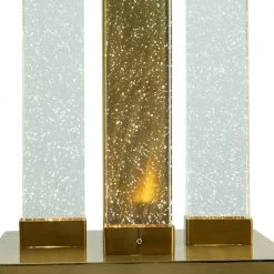 31.5 in. Gold Uplight Lamp with Crystal Shade by A & B Home -Simple Designs Online Shop gold a b home table lamps 77690 fa 1000