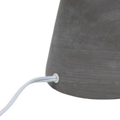 14.2 in. Gray Pinnacle Concrete Table Lamp with Gray Shade by Simple Designs 11 14.2 in. Gray Pinnacle Concrete Table Lamp with Gray Shade by Simple Designs -Simple Designs Online Shop gray simple designs table lamps lt2059 gry 44 1000
