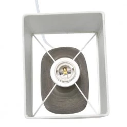 12.51 in. Grayish Brown Bedrock Ceramic Table Lamp by Simple Designs -Simple Designs Online Shop grayish brown simple designs table lamps lt1115 bwn a0 1000