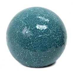 7.75 in. Teal Stone Ball Table Lamp by Simple Designs