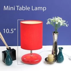Simple Designs Online Shop -Simple Designs Online Shop red simple designs table lamps lt2005 red 2pk c3 1000