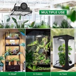 1 ft. 700-Watt Equivalence Black Integrated LED Indoor Full Spectrum Grow Light, Cool White by SANSI -Simple Designs Online Shop sansi grow light kits 01 03 001 097001 fa 1000