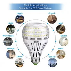 200-Watt Equivalent A21 Non-Dimmable 3000 Lumens LED Light Bulb Daylight in 5000K (2-Pack) by SANSI 12 200-Watt Equivalent A21 Non-Dimmable 3000 Lumens LED Light Bulb Daylight in 5000K (2-Pack) by SANSI -Simple Designs Online Shop sansi led light bulbs 01 02 001 010122 fa 1000