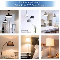 100-Watt Equivalent A19 Non-Dimmable LED Light Bulb in Soft Warm White, 3000K (4-Pack) by SANSI -Simple Designs Online Shop sansi led light bulbs 01 02 001 011330 76 1000