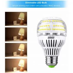 150-Watt to 200-Watt Equivalent A19 Dimmable LED Light Bulb in Daylight, 5000K (1-Pack) by SANSI -Simple Designs Online Shop sansi led light bulbs 01 02 001 011750 1f 1000