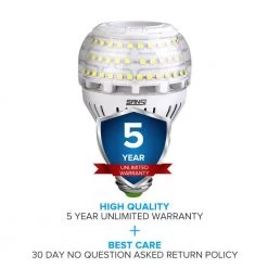 250-Watt Equivalent A21 Non-Dimmable 270° Omni-Directional LED Light Bulb Daylight in 5000K (2-Pack) by SANSI 12 250-Watt Equivalent A21 Non-Dimmable 270° Omni-Directional LED Light Bulb Daylight in 5000K (2-Pack) by SANSI -Simple Designs Online Shop sansi led light bulbs 01 02 001 012750 fa 1000