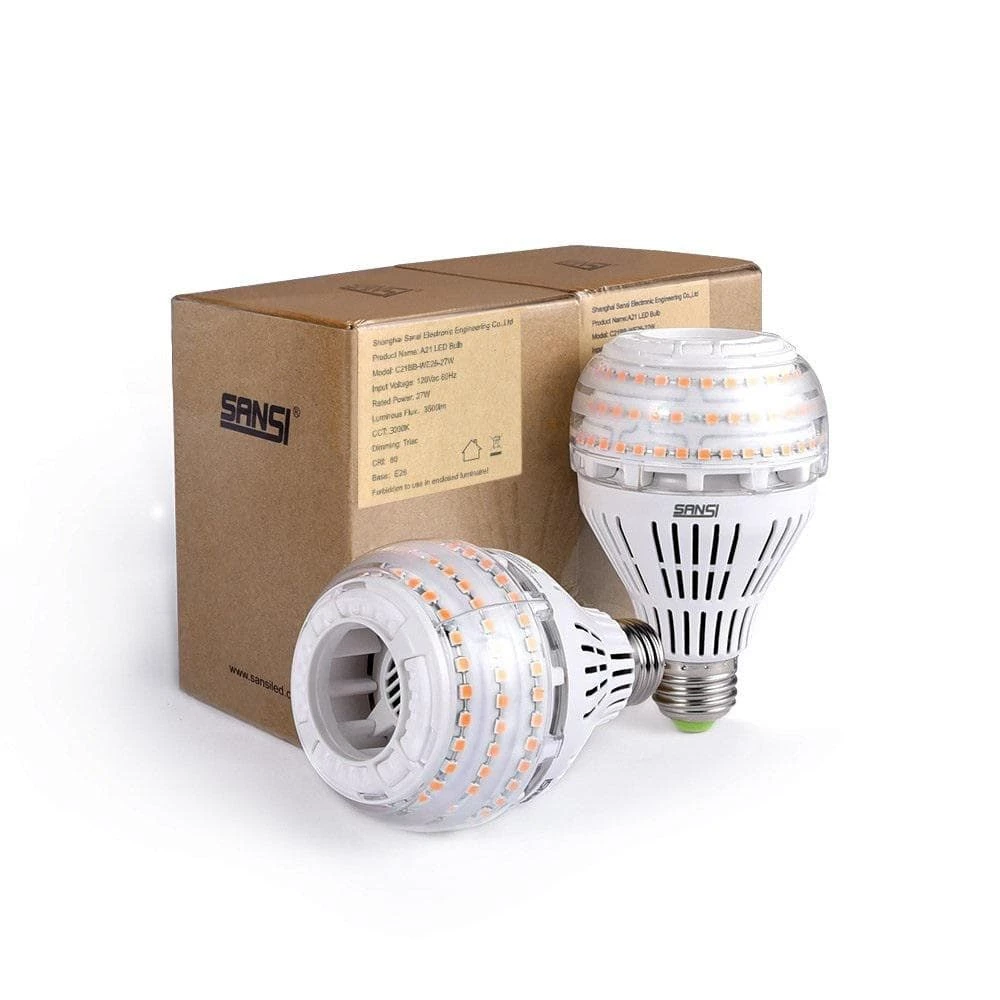 250-Watt Equivalent A21 Dimmable 270° Omni-Directional LED Light Bulb Soft Warm White in 3000K (2-Pack) by SANSI 7 250-Watt Equivalent A21 Dimmable 270° Omni-Directional LED Light Bulb Soft Warm White in 3000K (2-Pack) by SANSI - Image 7