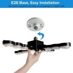 400-Watt Equivalent Deformable Wide Coverage 6000 Lumens LED Light Bulb Daylight in 5000K (1-Bulb) by SANSI -Simple Designs Online Shop sansi led light bulbs 01 02 001 026050 fa 1000