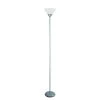 71.25 in. Silver Stick Torchiere Floor Lamp by Simple Designs