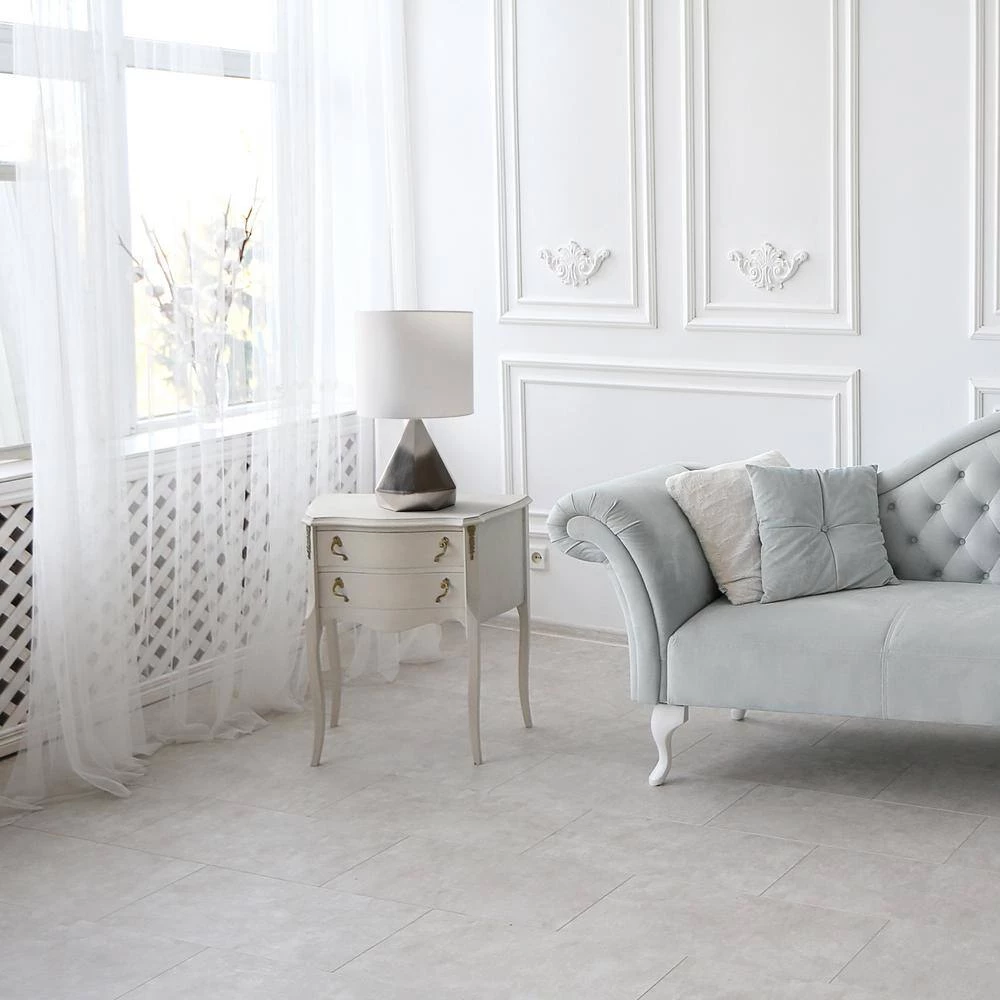 19.88 in. Silver Solid Pyramid Table Lamp by Simple Designs 11 19.88 in. Silver Solid Pyramid Table Lamp by Simple Designs - Image 11